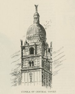 A császári intézet: a központi torony kupolája alkotó: English School