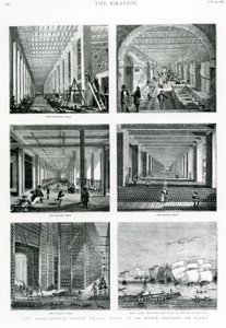 Az indokínai ópiumkereskedelem: jegyzetek egy patnai ópiumgyárban, a The Graphicból, 1882 alkotó: English School