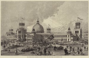The International Exhibition Building, Sydney, New South Wales (metszet) alkotó: English School