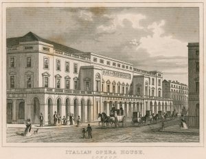 Az Olasz Operaház, London alkotó: English School