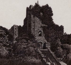 The Keep, Cardiff Castle (litho) alkotó: English School