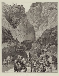 A kartúmi expedíció, Gakdul Wells (metszet) alkotó: English School