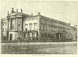 A Királyi Palota, Berlin, 1871. március alkotó: English School