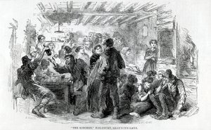 The Kitchen, Fox-Court Grays Inn Lane, 1851 alkotó: English School