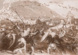 Julius Caesar partraszállása Angliában ie 55-ben alkotó: English School