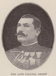 A néhai Henry ezredes (litho) alkotó: English School