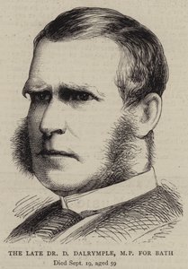 A néhai Dr. D. Dalrymple, Bath képviselője (metszet) alkotó: English School