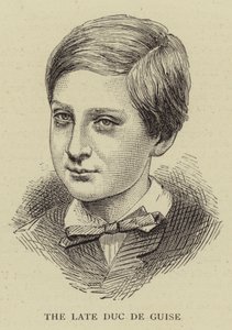 A néhai Duc de Guise (metszet) alkotó: English School