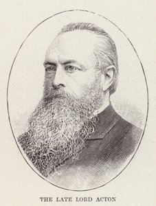 A néhai Lord Acton (metszet) alkotó: English School