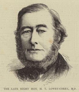 The Late Right Honourable H. T. Lowry-Corry, MP (metszet) alkotó: English School