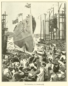 A Dreadnought kilövése (metszet) alkotó: English School