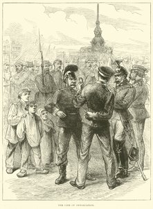 A demarkációs vonal, 1871. márc alkotó: English School