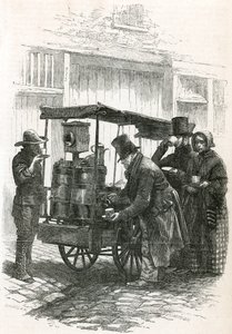 A London Coffee Stall alkotó: English School