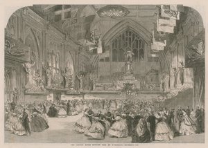 A londoni lövészdandár bálja a Guildhallban alkotó: English School