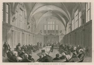 A London School Board új irodái a Temze rakparton alkotó: English School