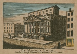 A Mansion House, London alkotó: English School