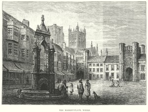 A piactér, Wells (metszet) alkotó: English School