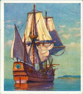 A "Mayflower" (színes litográfia) alkotó: English School