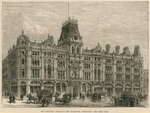 A Mercers Company új épületei, Cheapside, London alkotó: English School