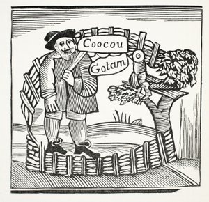 The Merry Tales of the Wise Men of Gotham, illusztráció a Chap-books of the Eightenth Century, John Ashton, pub. 1882 alkotó: English School