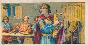 The Minstrel (kromolitho) alkotó: English School