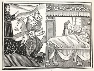 The Miracle of Miracles, illusztráció a Chap-books of the Eightenth Century, John Ashton, pub. 1882 alkotó: English School