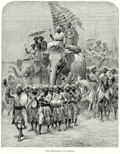 A Moharrem Bhopalban (metszet) alkotó: English School