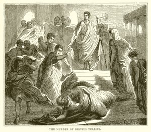 Servius Tullius meggyilkolása alkotó: English School