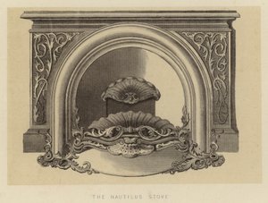 A Nautilus kályha (litográfia) alkotó: English School