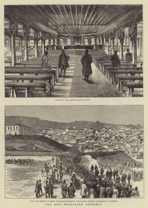 Az Új Bolgár Gyűlés (metszet) alkotó: English School