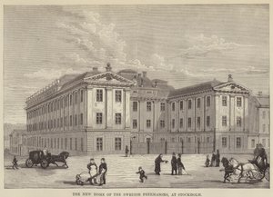 A svéd szabadkőművesek új otthona, Stockholm (metszet) alkotó: English School