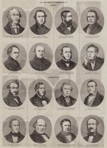 Az új alsóház (metszet) alkotó: English School