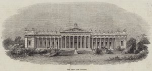 The New Law Courts (metszet) alkotó: English School