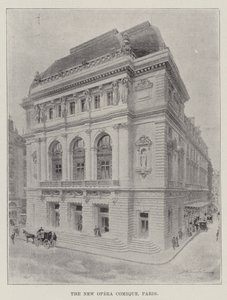 The New Opera Comique, Párizs (metszet) alkotó: English School