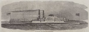The New World, a Hudson River Steamers egyike (metszet) alkotó: English School