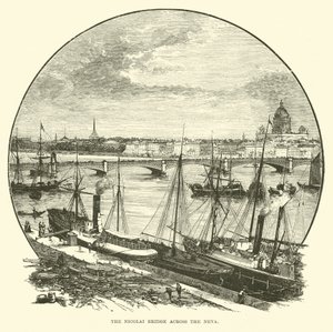 A Nicolai-híd a Néván át alkotó: English School