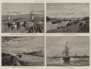 Az Északi-tengeri csatorna (metszet) alkotó: English School