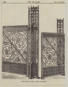 A Norwich Gates, Párizs Kiállítás (metszet) alkotó: English School