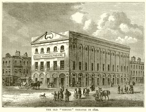 Az Old Coburg Színház 1820-ban alkotó: English School