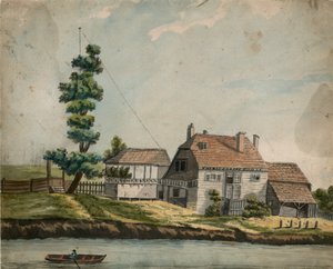 The Old Angol Pie House, Battersea (wc papíron) alkotó: English School