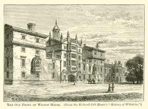 A Wilton House régi frontja alkotó: English School