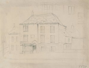 Az Old Pied Bull Inn, Islington alkotó: English School