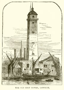 Az Old Shot Tower, Lambeth alkotó: English School