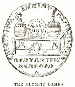 Olimpiai játékok, illusztráció Görögország történelméből, Victor Duruy, 1890 alkotó: English School