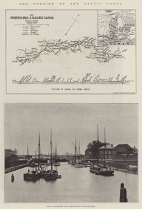 A Balti-csatorna megnyitása (metszet) alkotó: English School