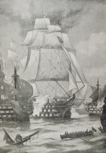 A trafalgari csata megnyitója alkotó: English School