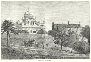 A Lahore-i palota (metszet) alkotó: English School