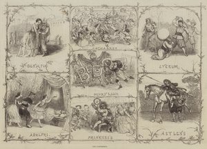 Pantomimes (metszet) alkotó: English School