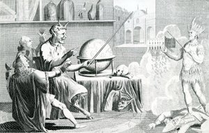 A Parlmt. feloldva, vagy az Ördögből jósnő, metszett G. Terry, 1774 körül alkotó: English School