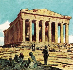 A Parthenon Athénban alkotó: English School